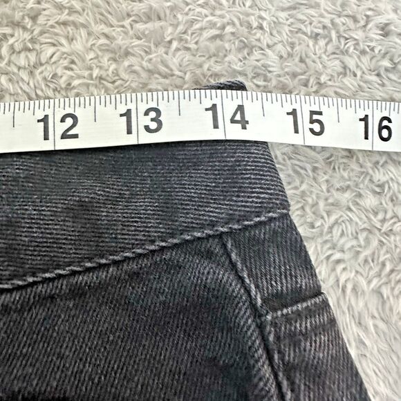 Forever 21 HelloKitty‎ Girls Jeans Rhinestone Logo Black 14Y Wide Leg Y2K Kawaii - Picture 5 of 11